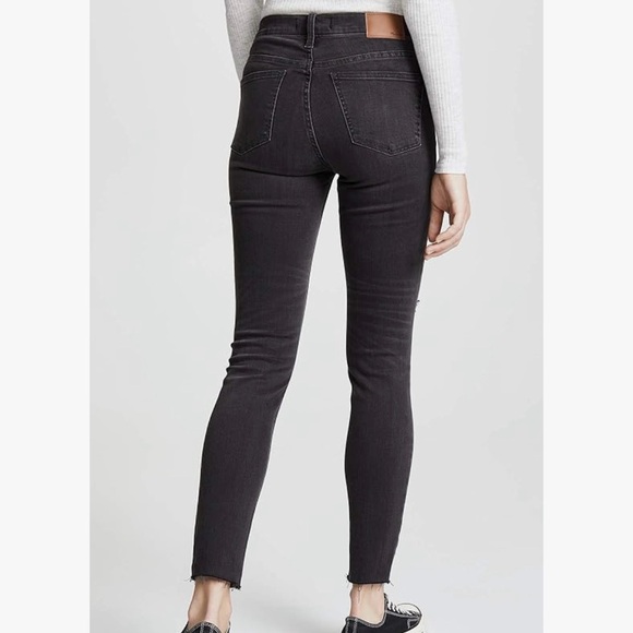 Madewell 9” High Rise Skinny Jean Grey Size 27?(24!)(Check Measurements) - Picture 4 of 13